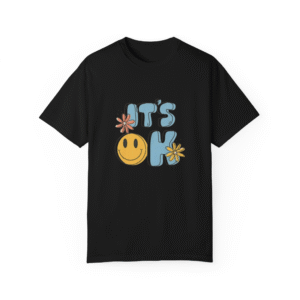 Smiley & Flowers "IT'S OK" Tee